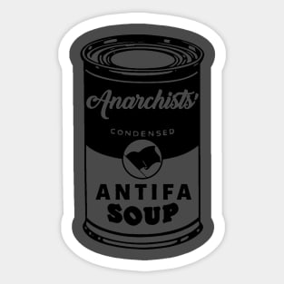 Anarchists' Antifa Soup Sticker